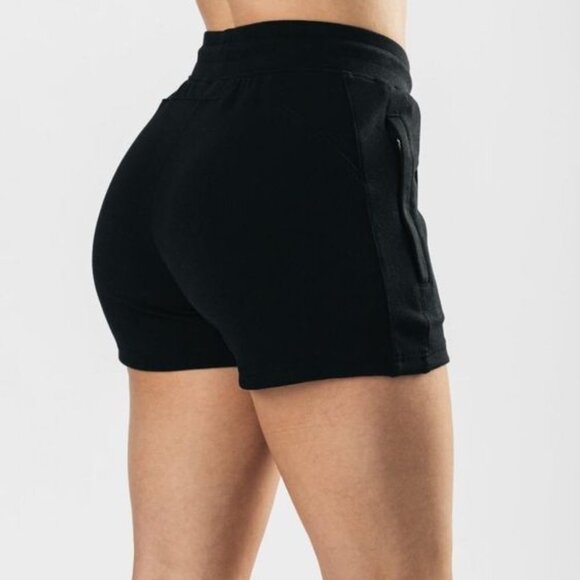 NEW Alphalete Essential Core Athletic Shorts Black - Picture 5 of 9